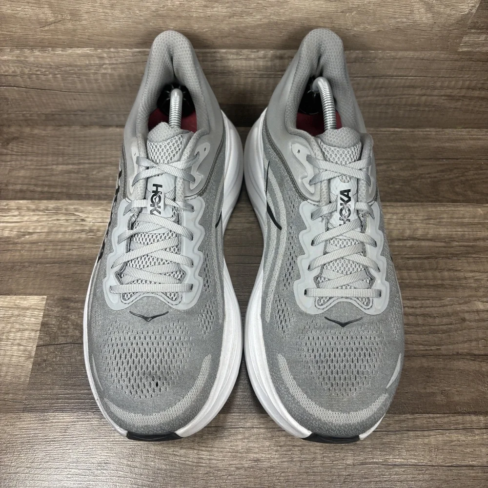 Hoka Bondi 9 Gray Mens US Size 13 EUR 48 1162011 GCTC Running Shoes